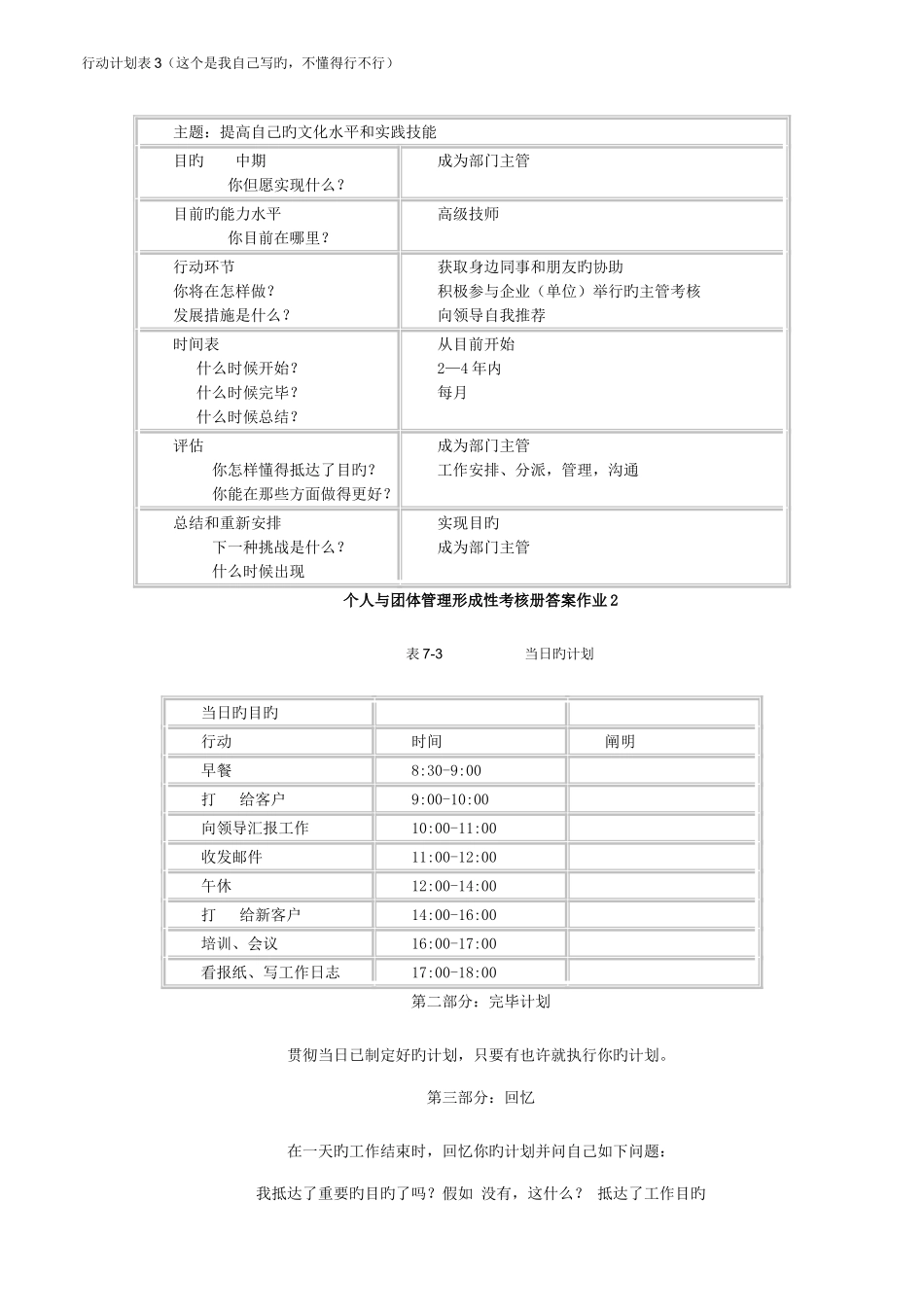 2025年个人与团队管理形成性考核册答案作业_第2页