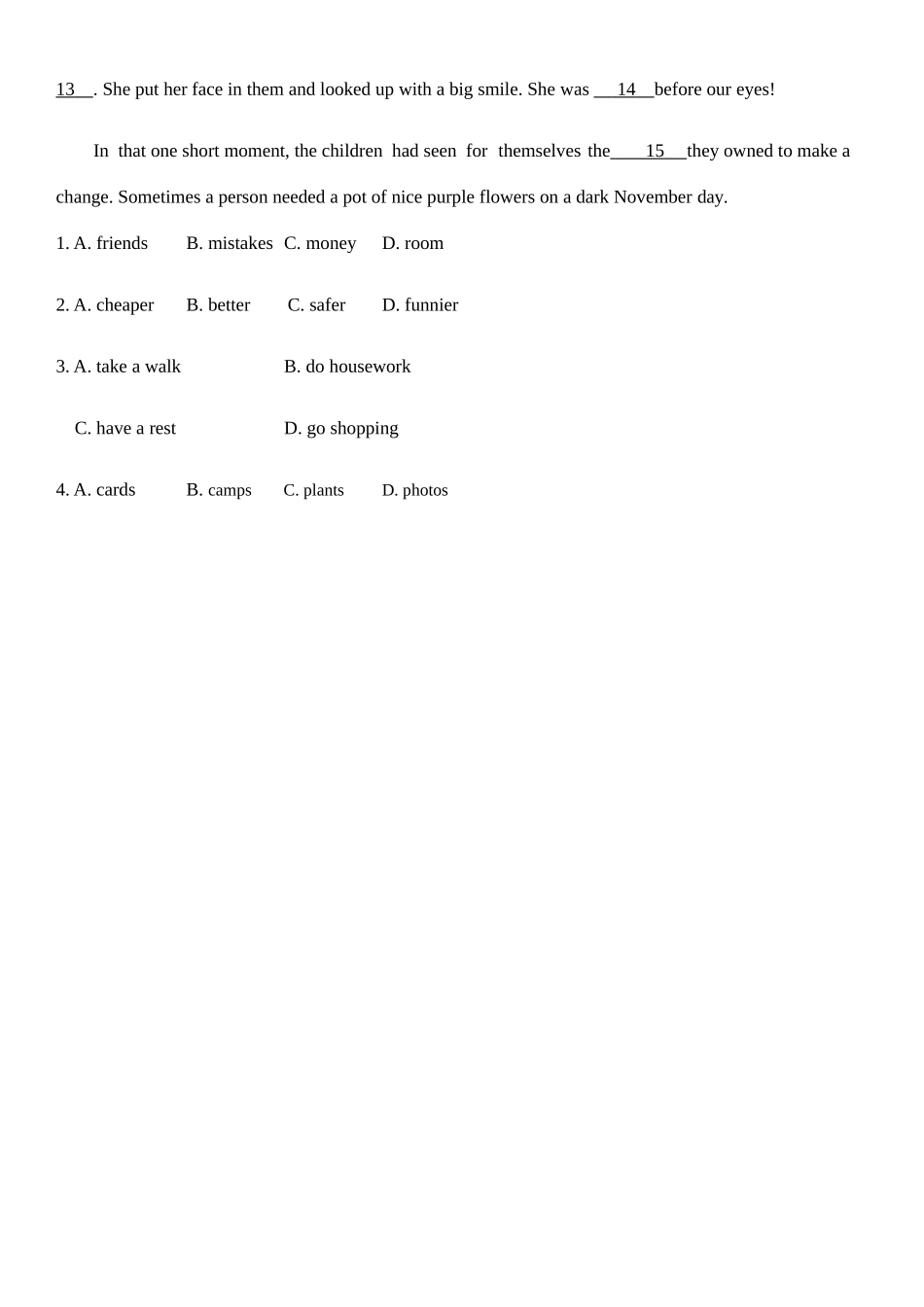 2025年中考英语真题组合部分_第2页