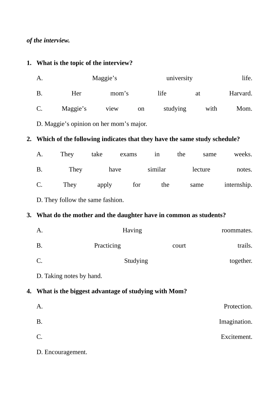 2025年专听力真题答案及讲座原文_第3页