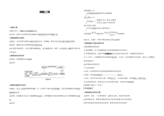2025年高中生物选修3细胞工程知识点