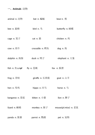 2025年剑桥英语二级考试单词