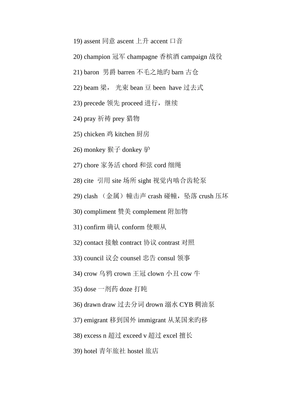 2025年必背151易混单词_第2页