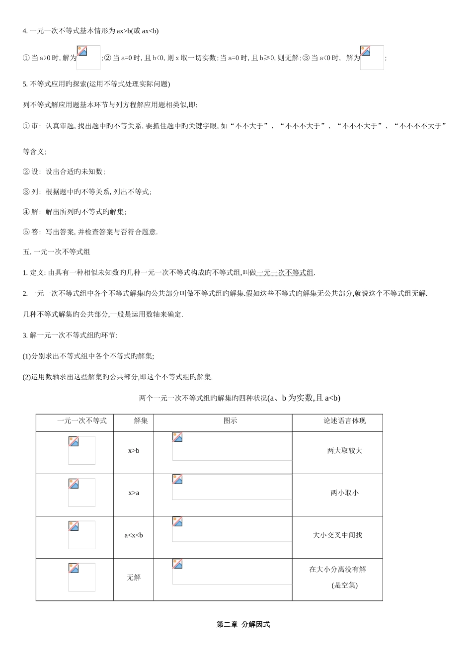 2025年北师大版八年级数学下册知识点重点总结重点难点_第2页