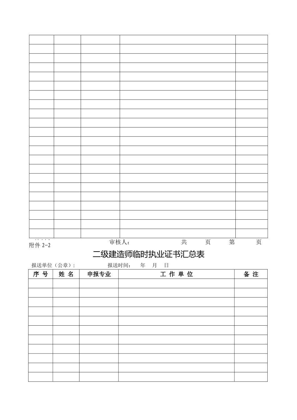 2025年一级建造师临时执业证书申请表_第3页