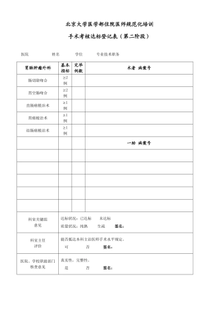2025年北京大学医学部住院医师规范化培训