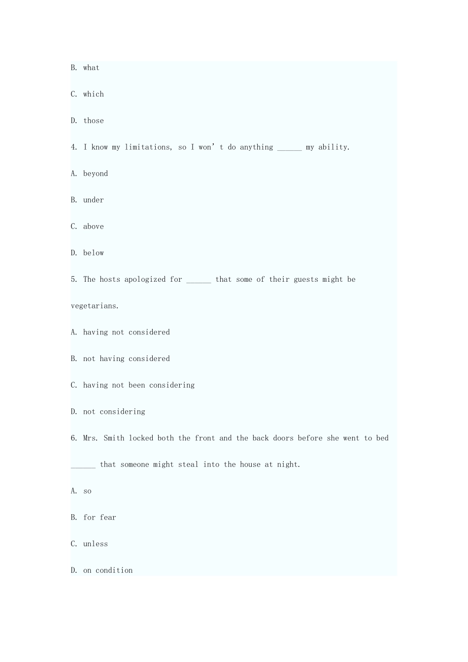 2025年全国4月高等教育综合英语自考试题及答案解析_第2页