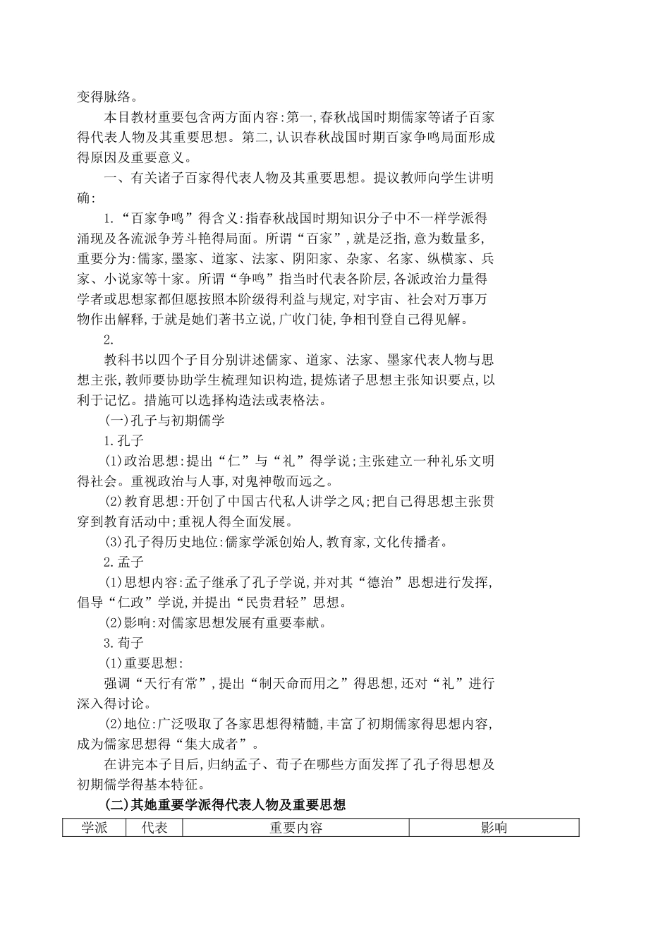 2025年高中历史必修三教案全套人民版必修_第3页