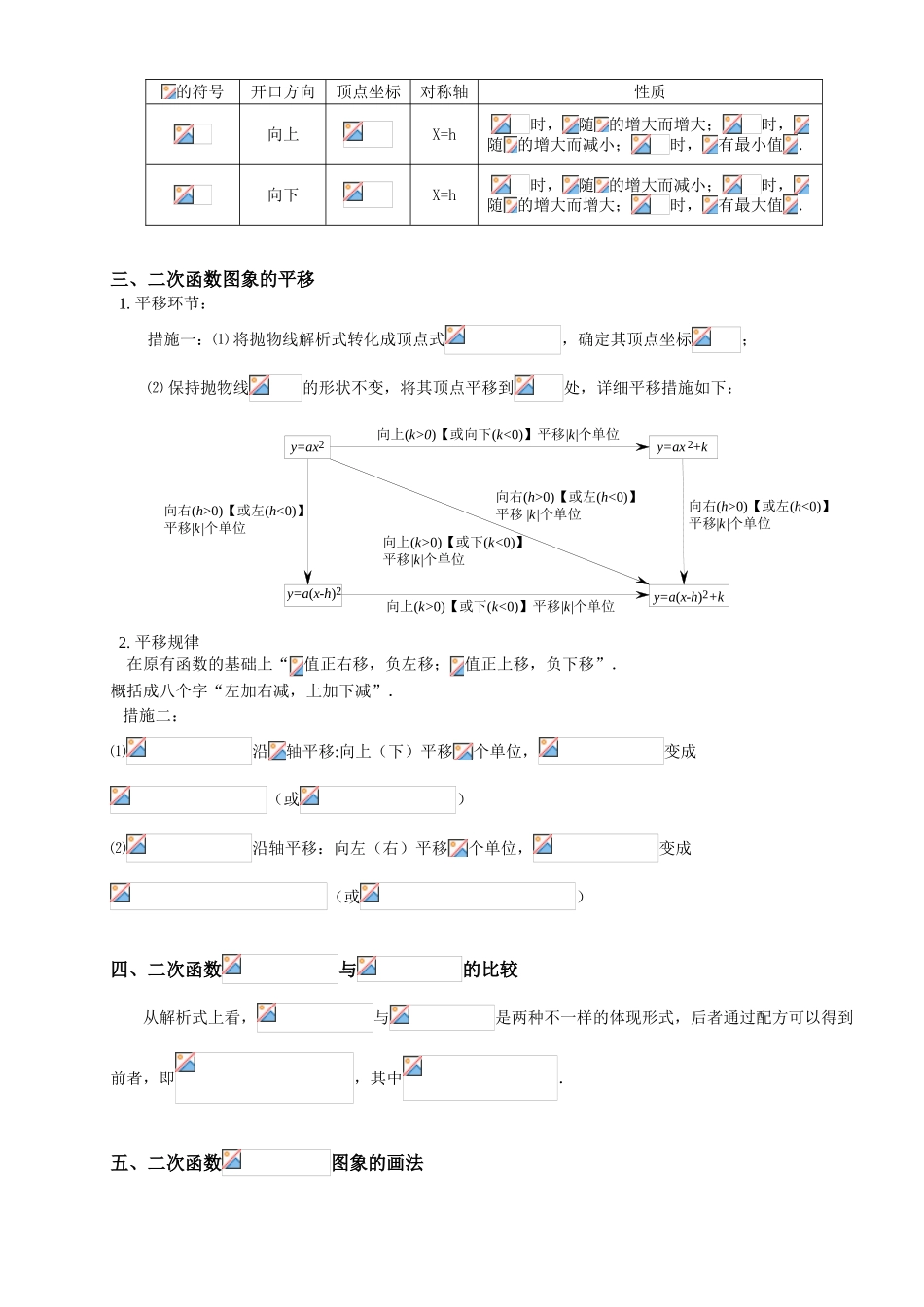 2025年沪科版初三数学知识点总结_第2页
