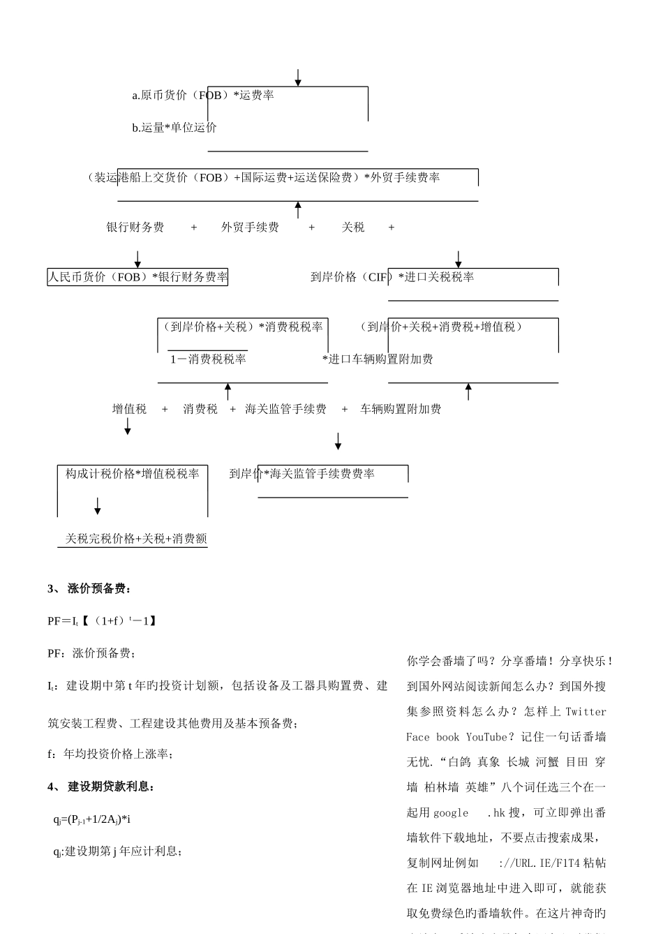2025年全国造价工程师工程造价计价与控制公式大全_第2页