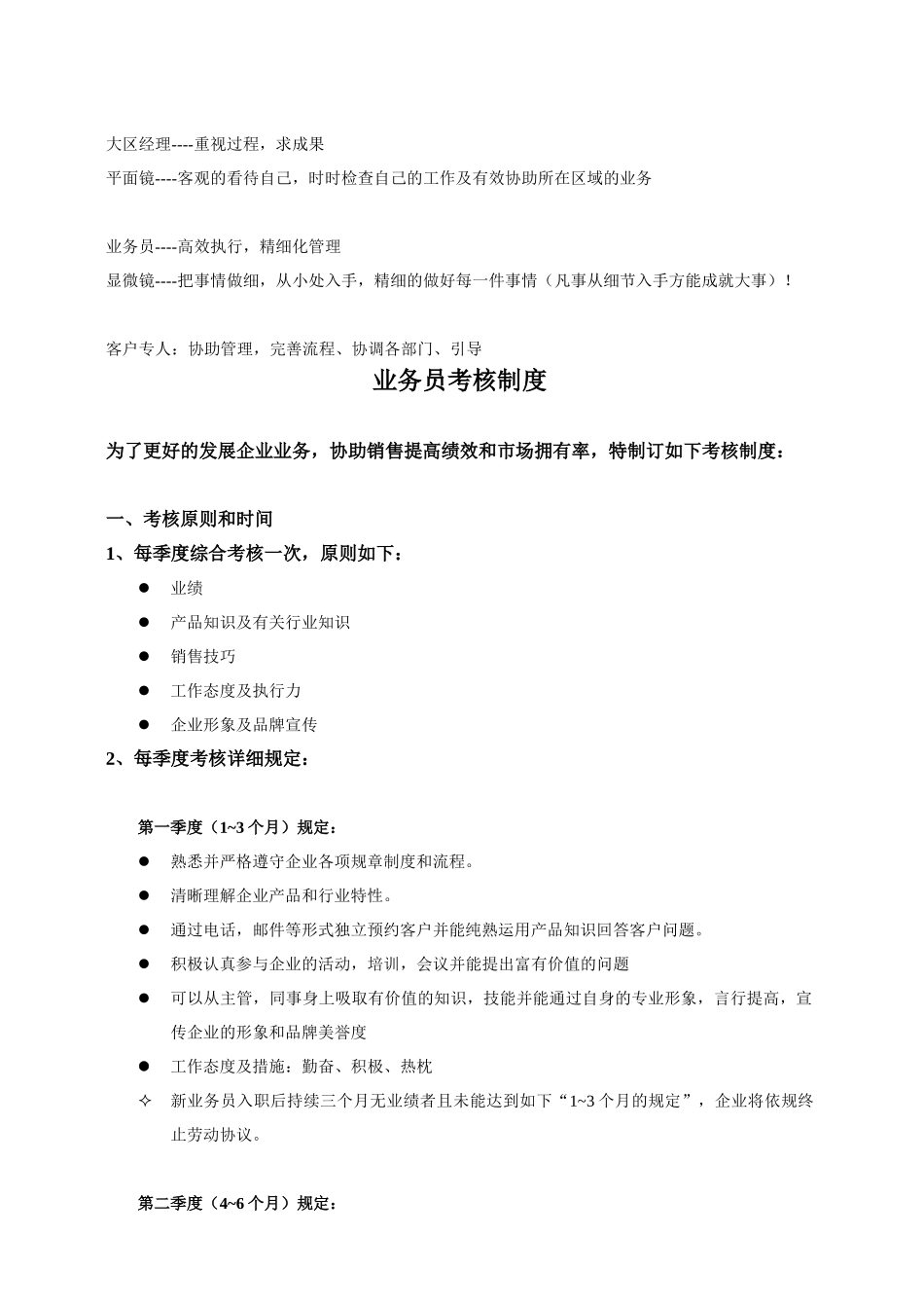 2025年业务员考核制度_第2页