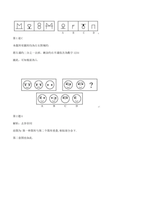 2025年公务员考试超图形100道