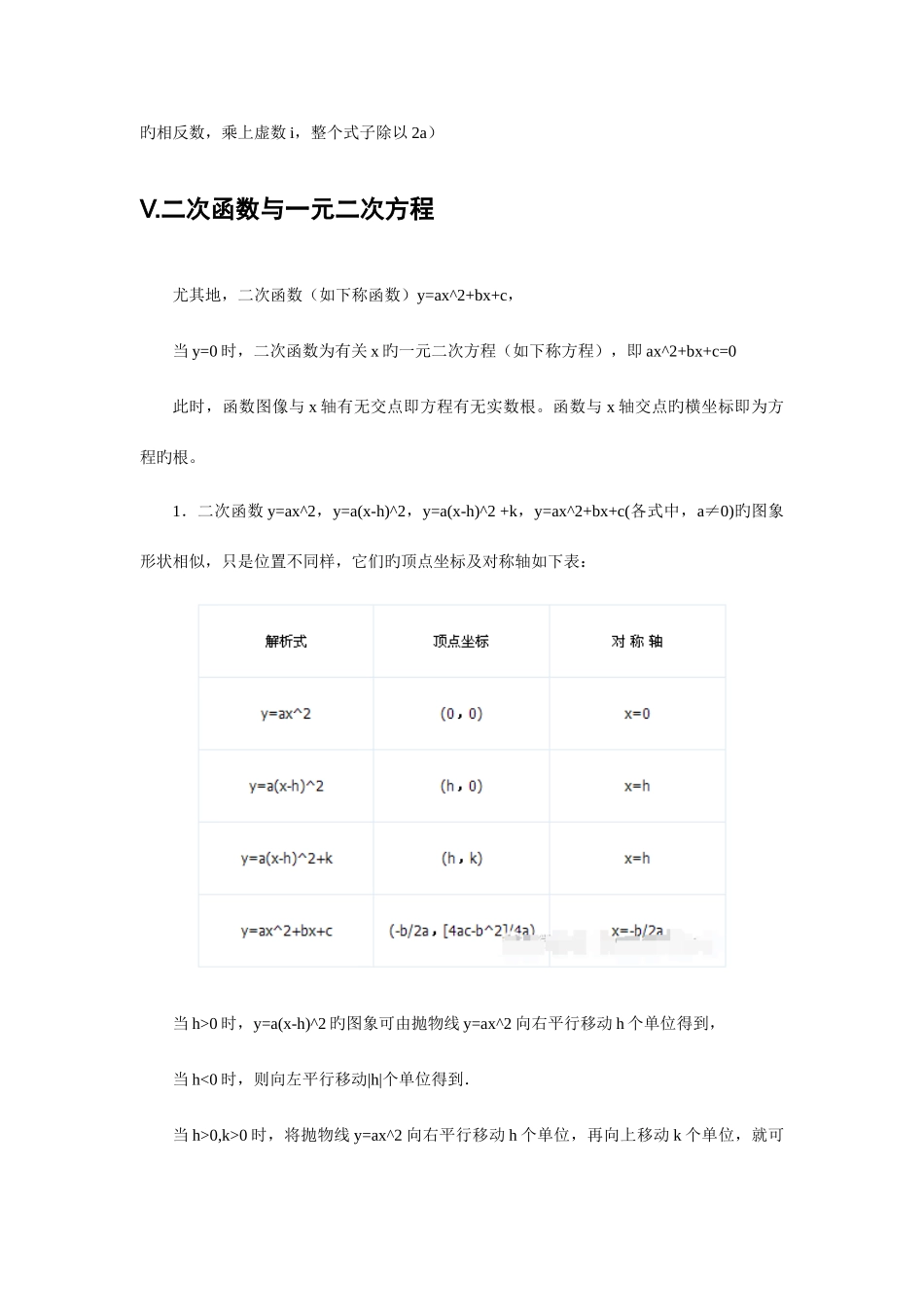 2025年初中数学二次函数知识点总结_第3页