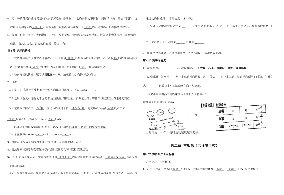 2025年八年级上册物理知识点_第2页