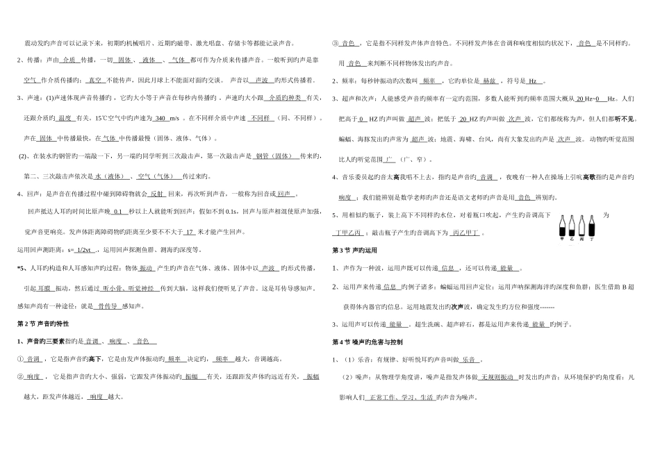 2025年八年级上册物理知识点_第3页