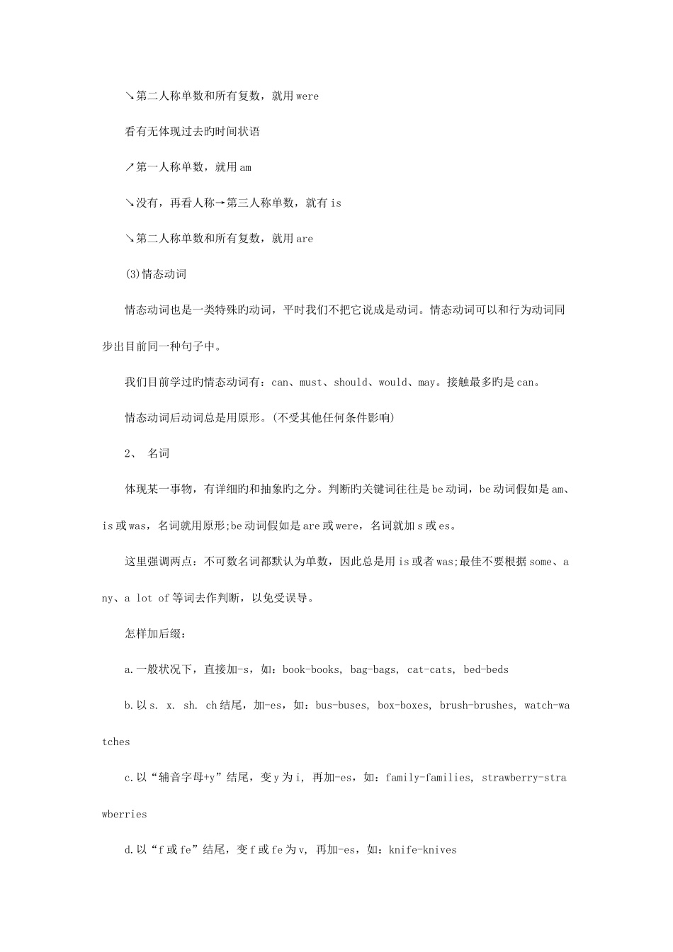 2025年冀教版小学英语知识点总结_第3页