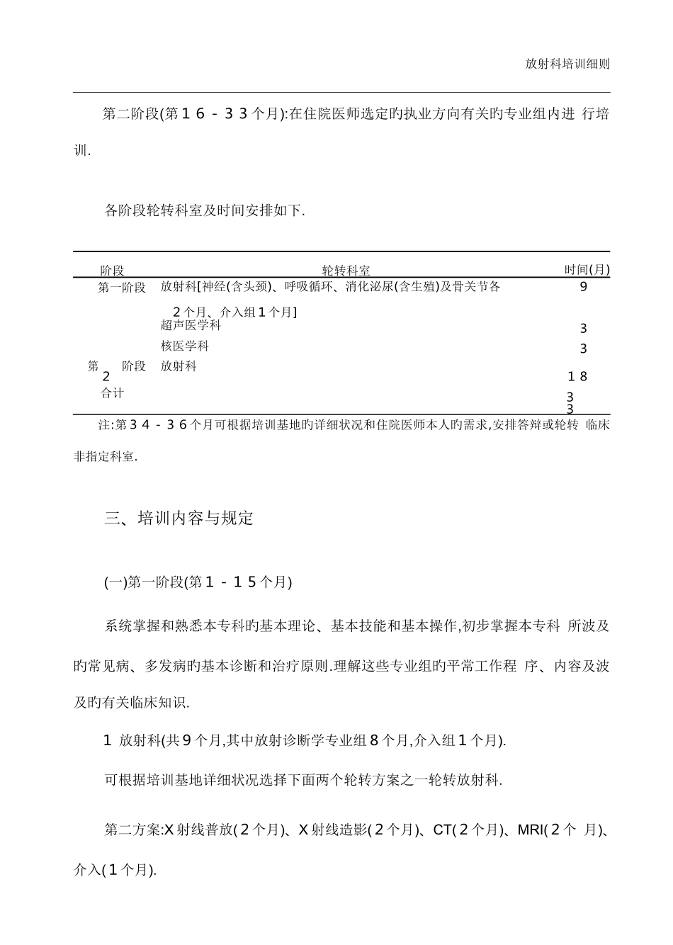 2025年住院医师规范化培训放射专业培训内容与标准_第3页
