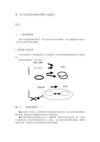 2025年现代职业人的谈判技能 