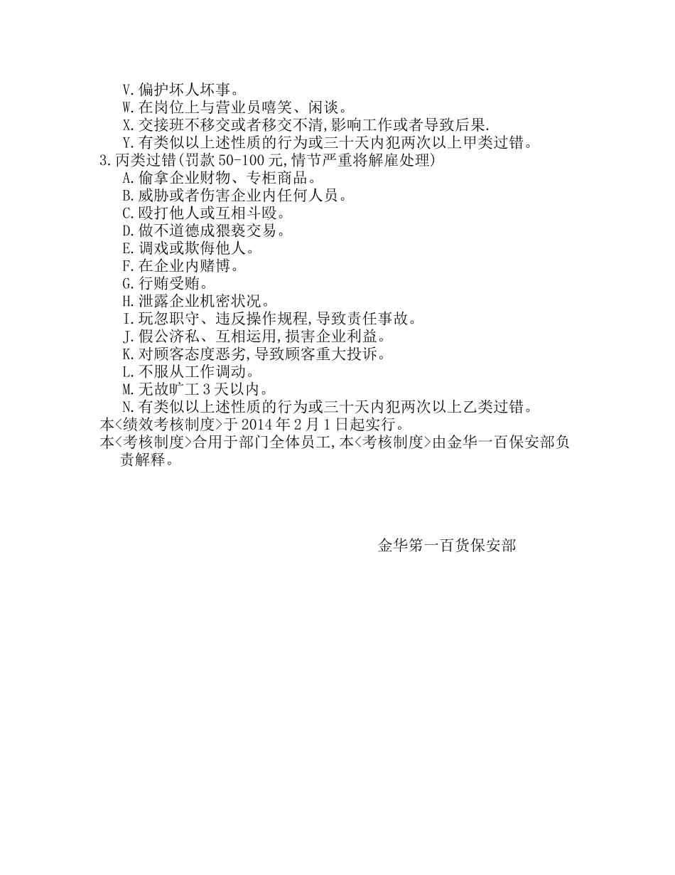 2025年保安员考核制度_第3页