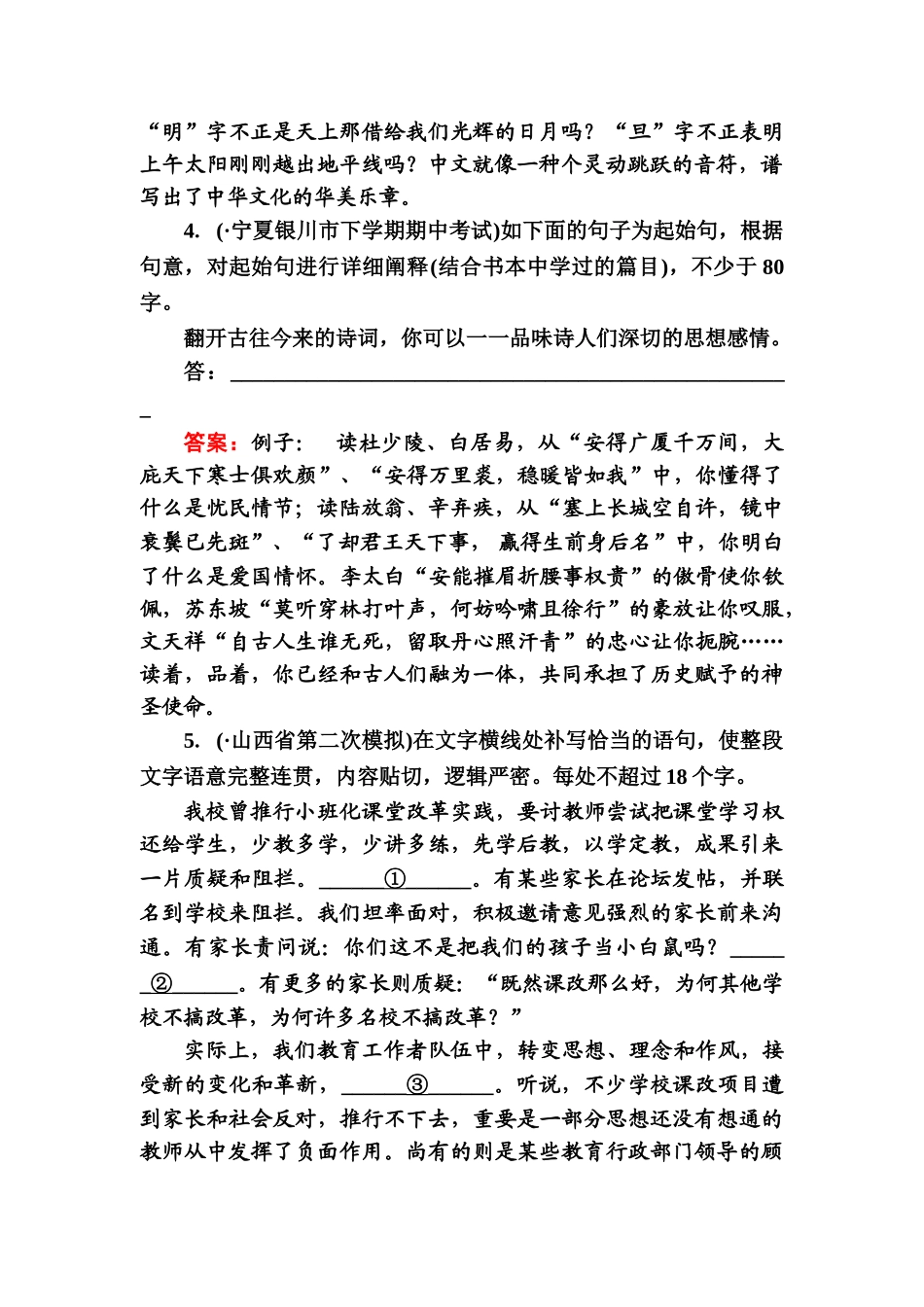 2025年高考语文第二轮知识点复习特训_第2页