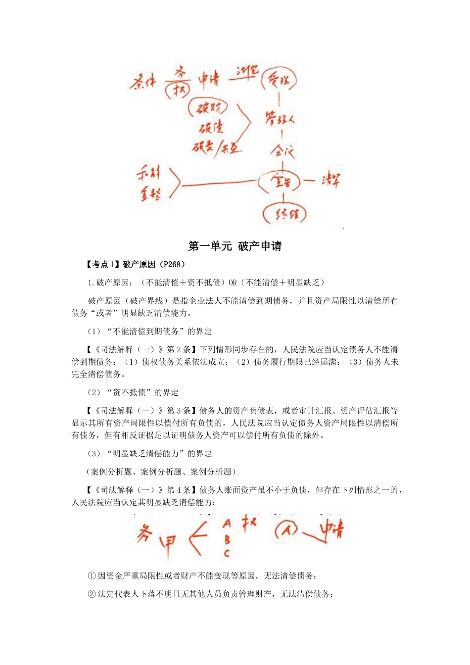 2025年CPA考试经济法考点解读第08章企业破产法律制度_第2页