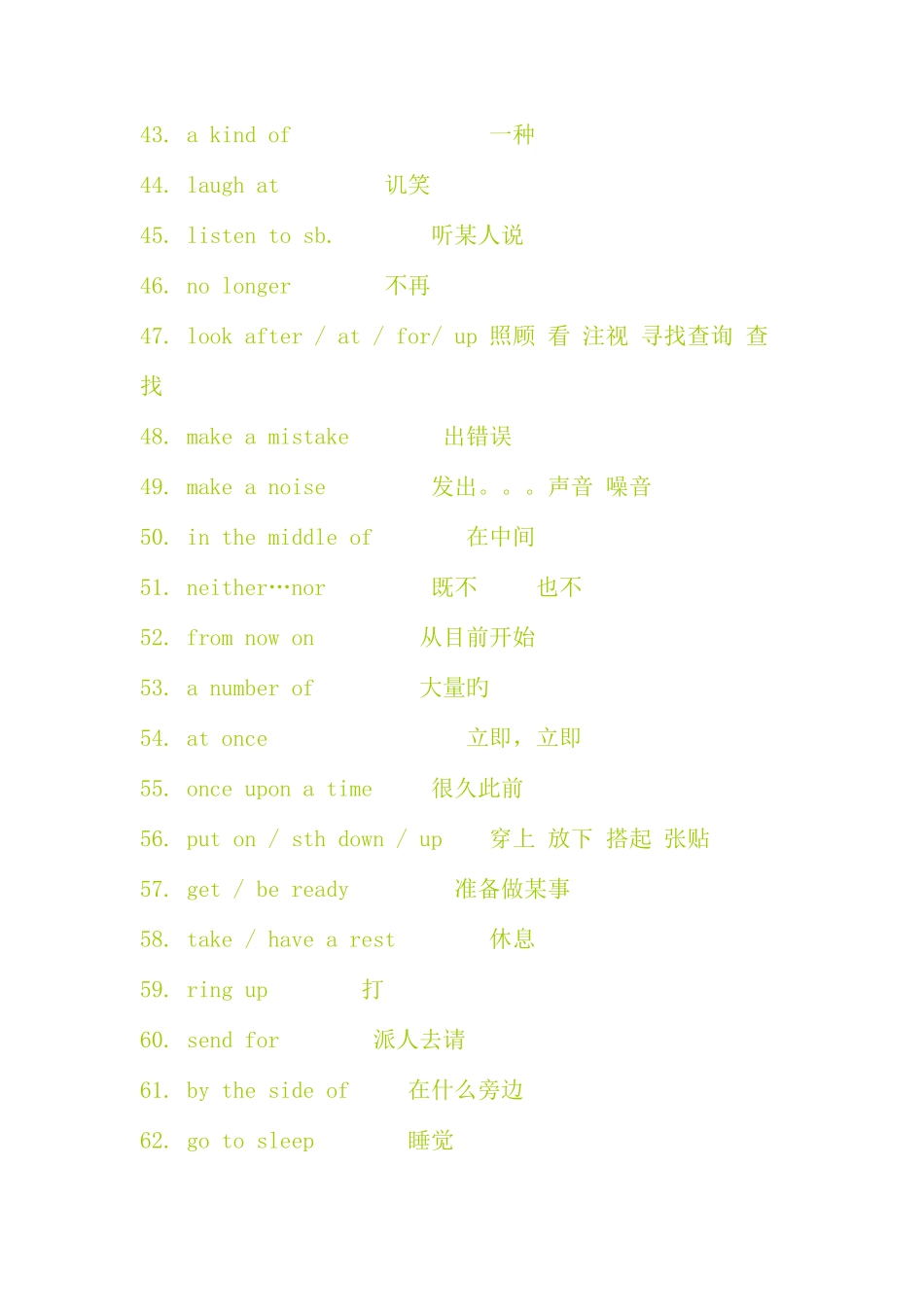 2025年高中必背英语短语_第3页