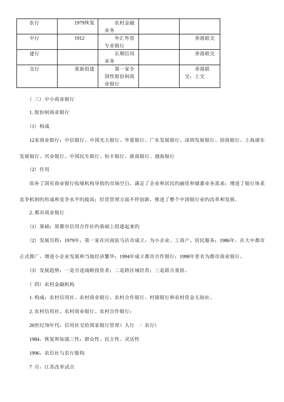 2025年银行考试较易出现的银行学内容_第3页