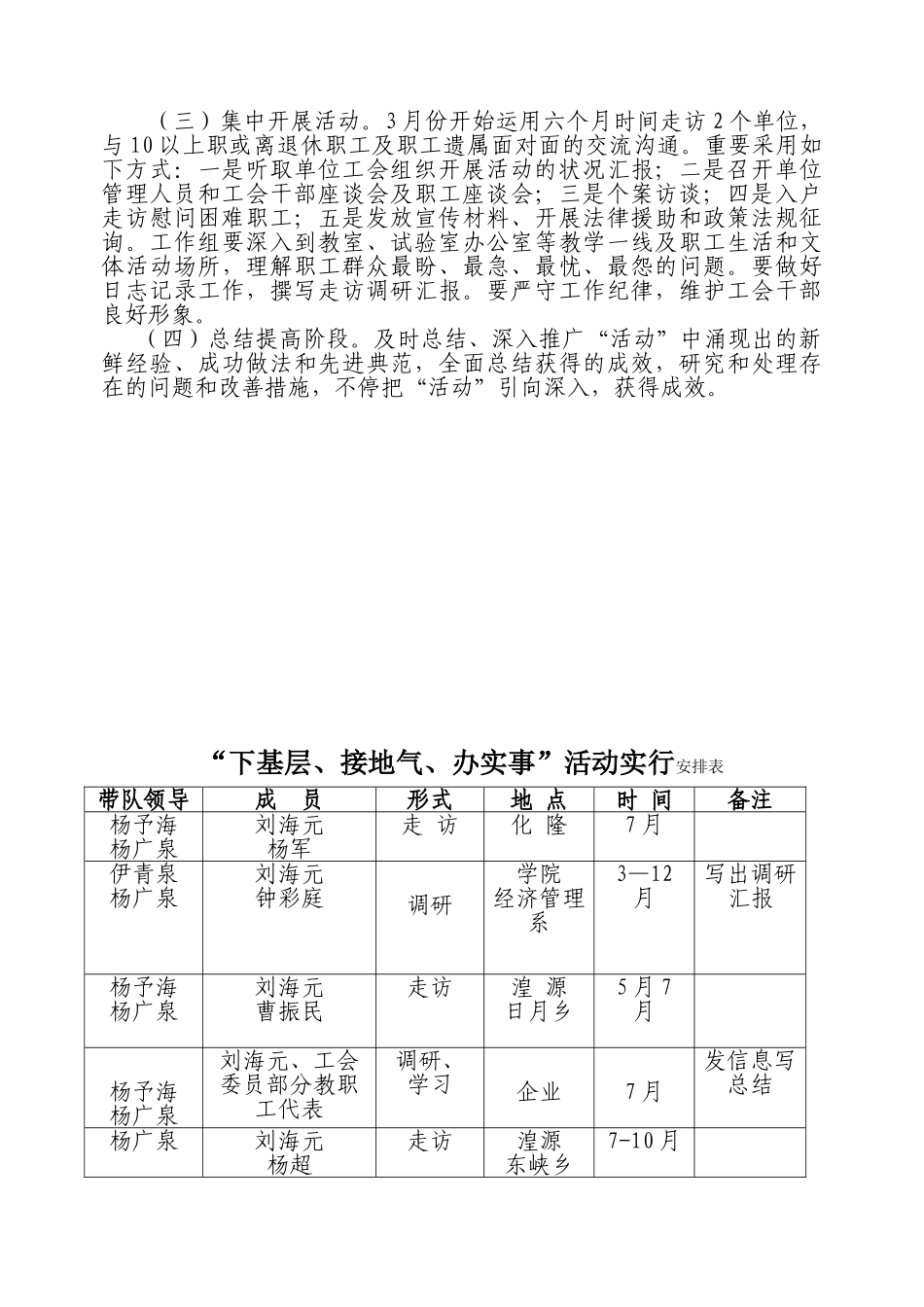 2025年青海畜牧兽医职业技术学院工会开展下基层接地气方案_第2页