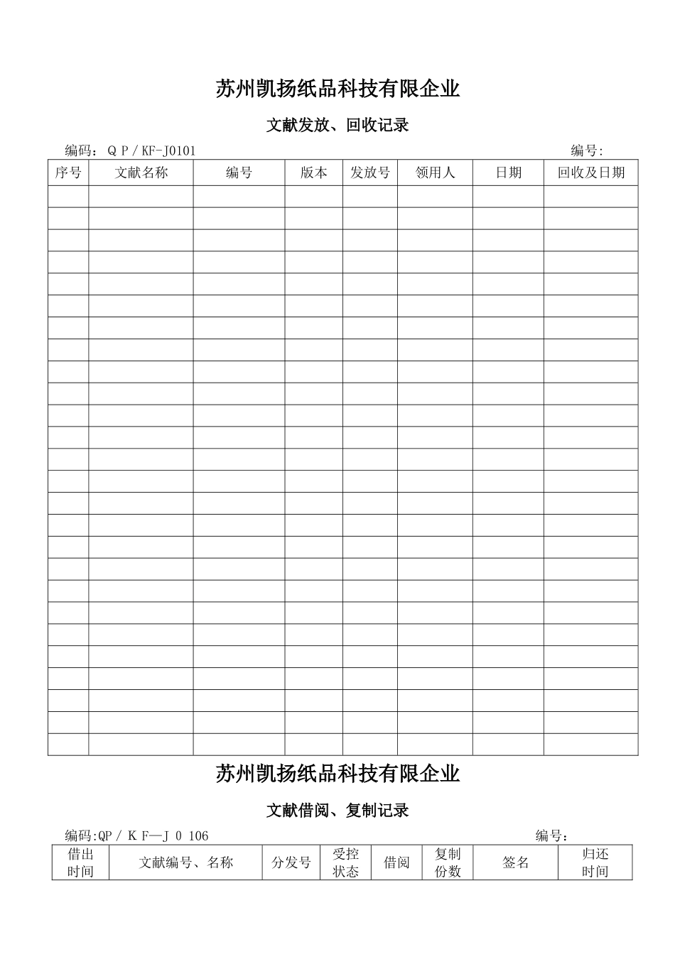 2025年ISO全套表格范本_第1页