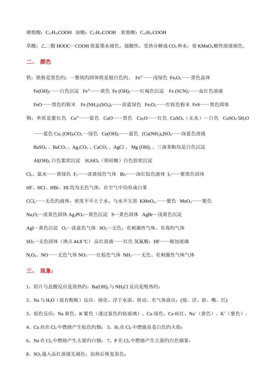 2025年高中化学重要知识点详细总结chem_第2页