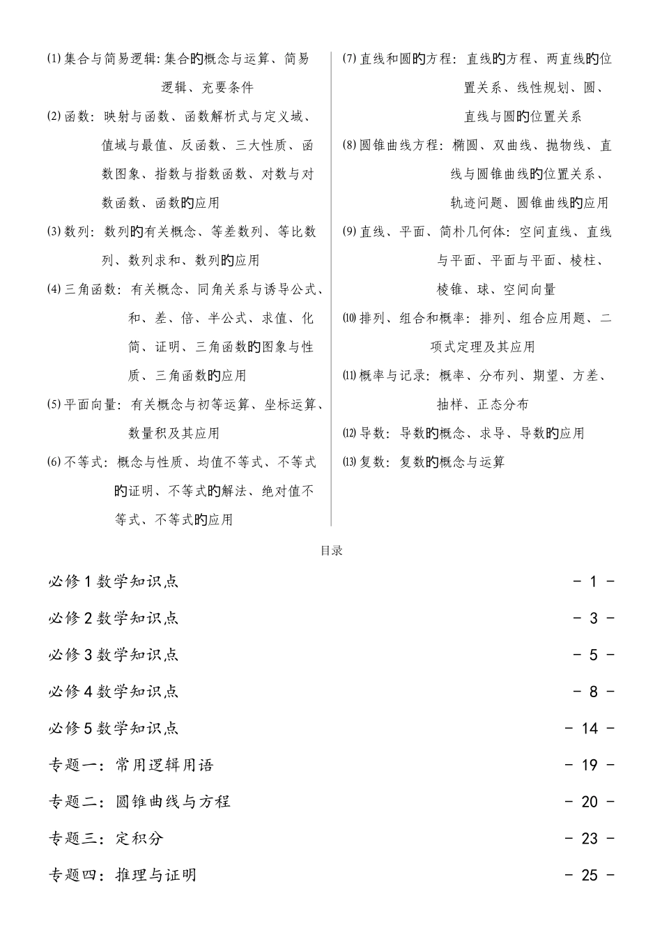 2025年高中全部知识点精华归纳总结简洁版_第3页
