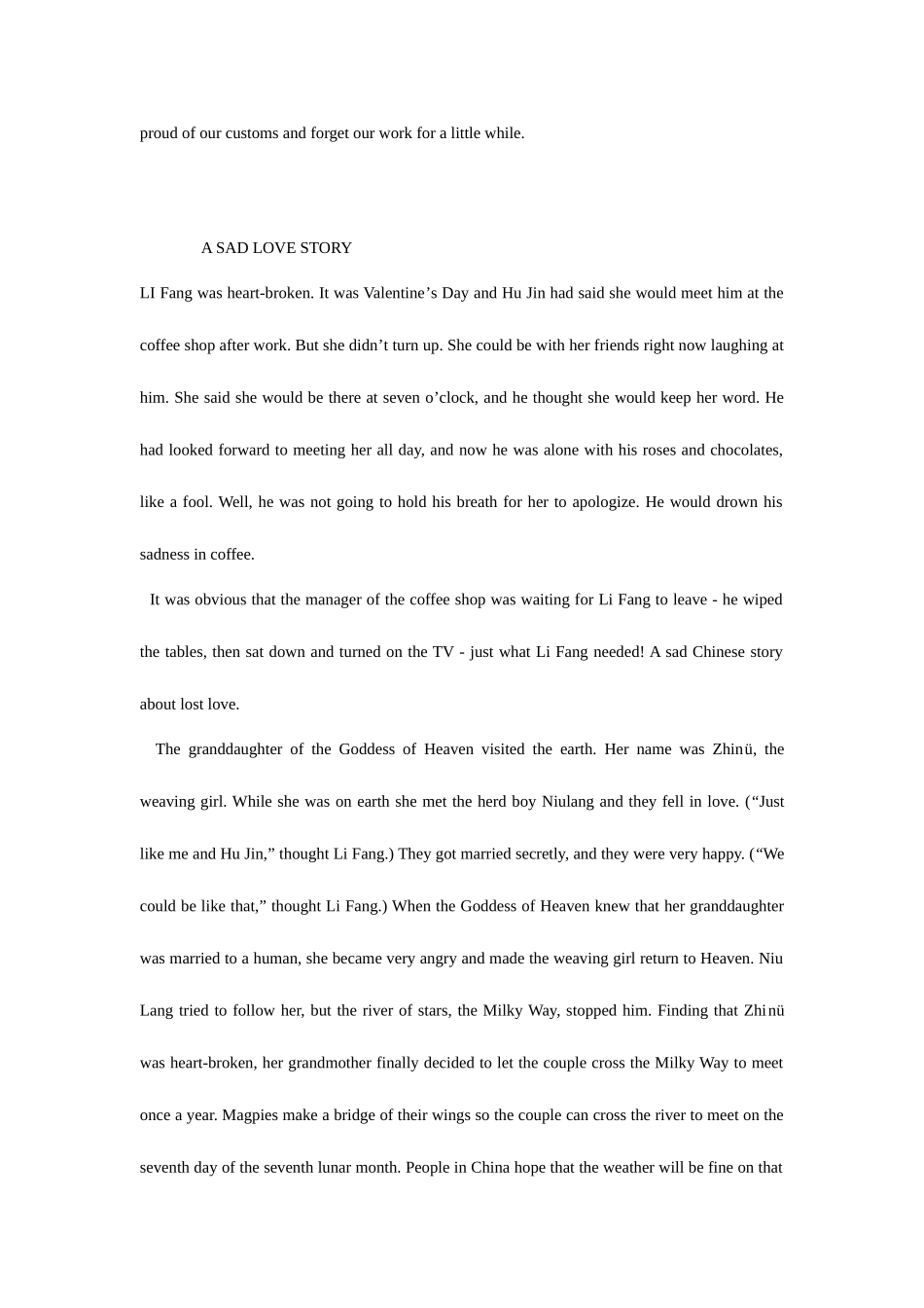 2025年高一英语人教版必修三全册课文内容_第3页