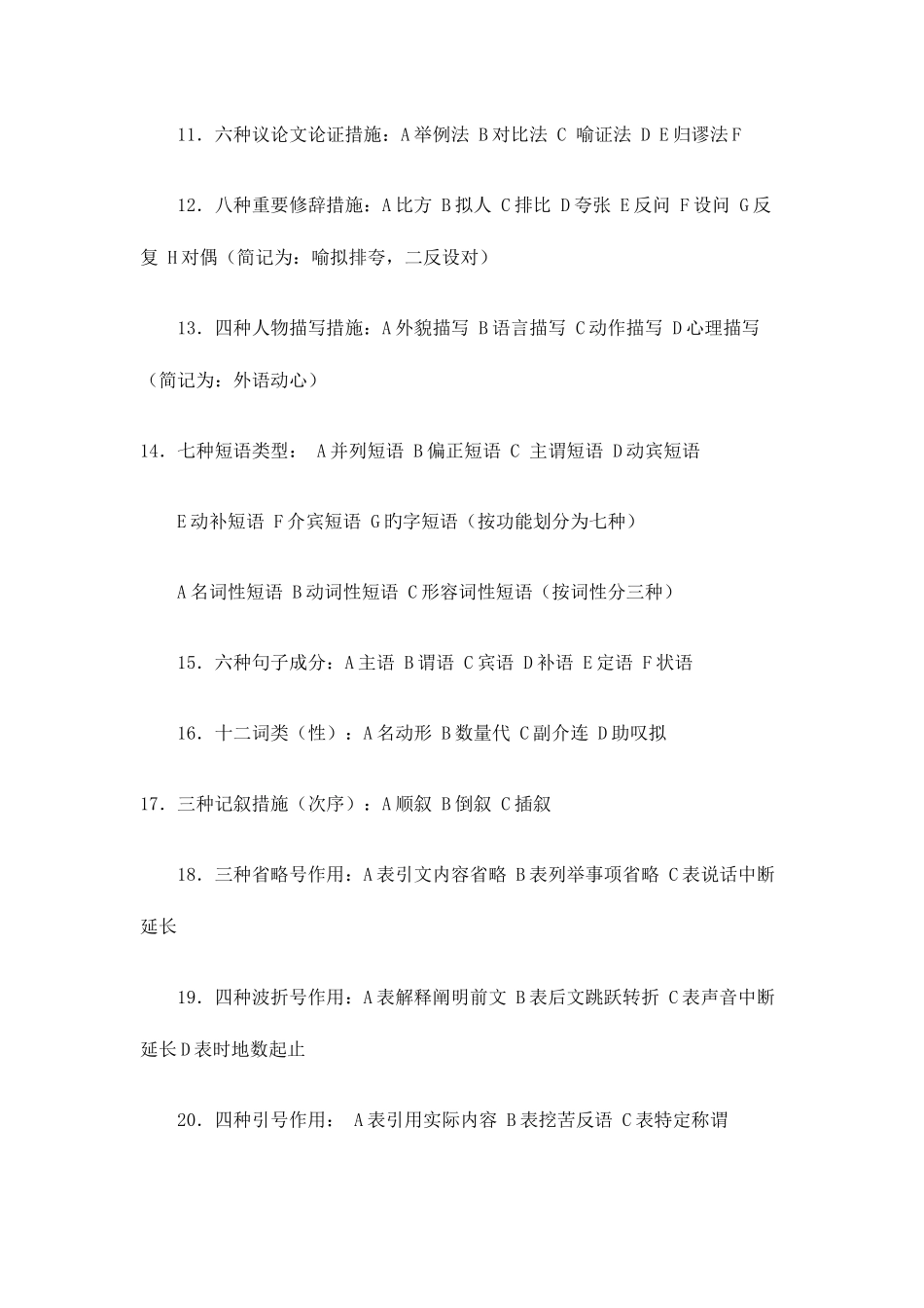 2025年高中语文知识点归纳_第2页