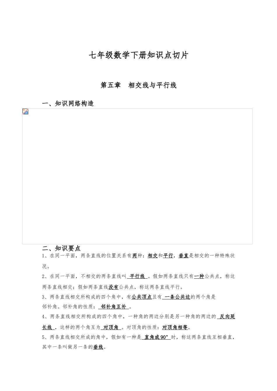 2025年七年级下册知识点重点难点易错点_第1页