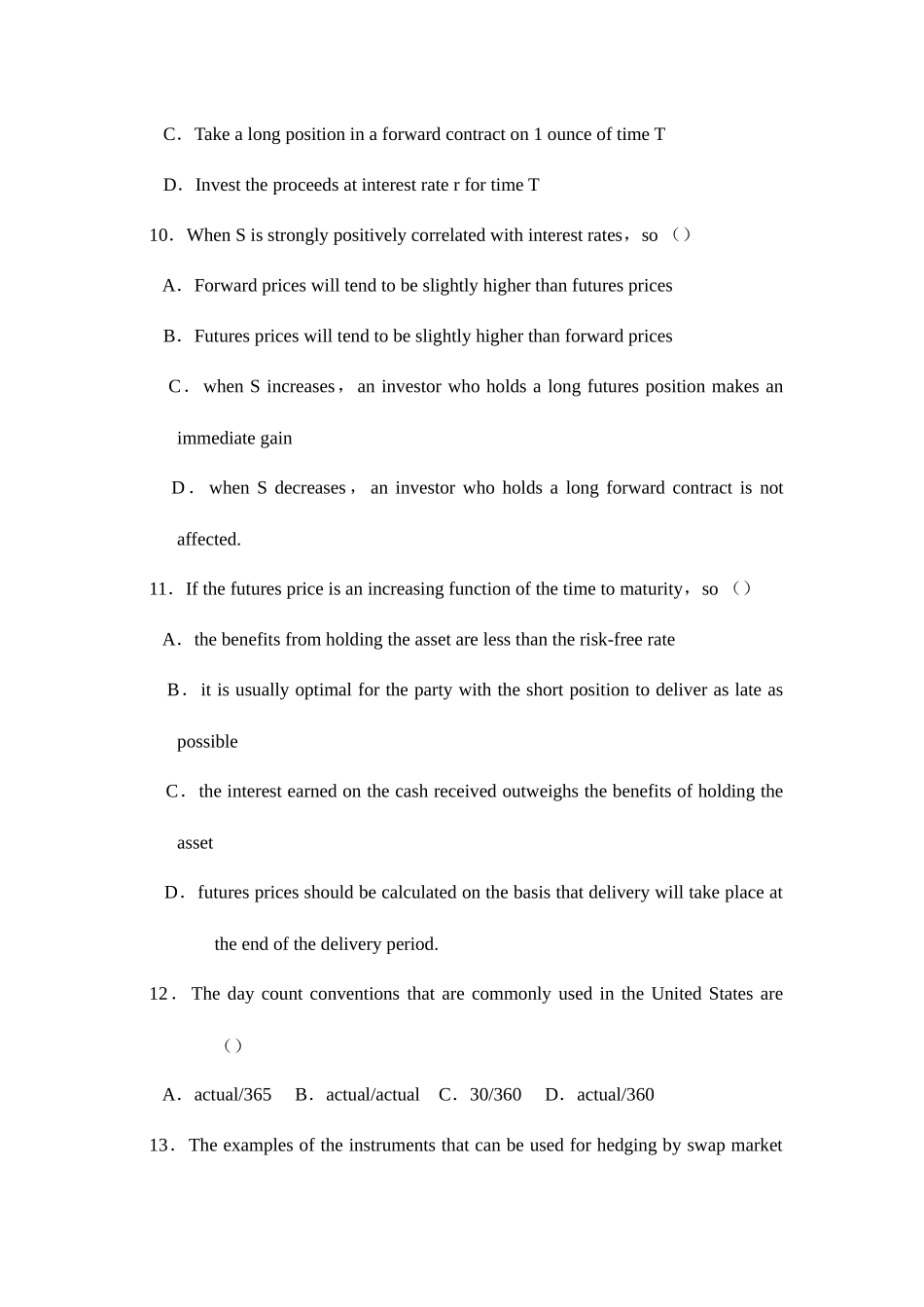 2025年金融衍生工具题库英文版_第3页