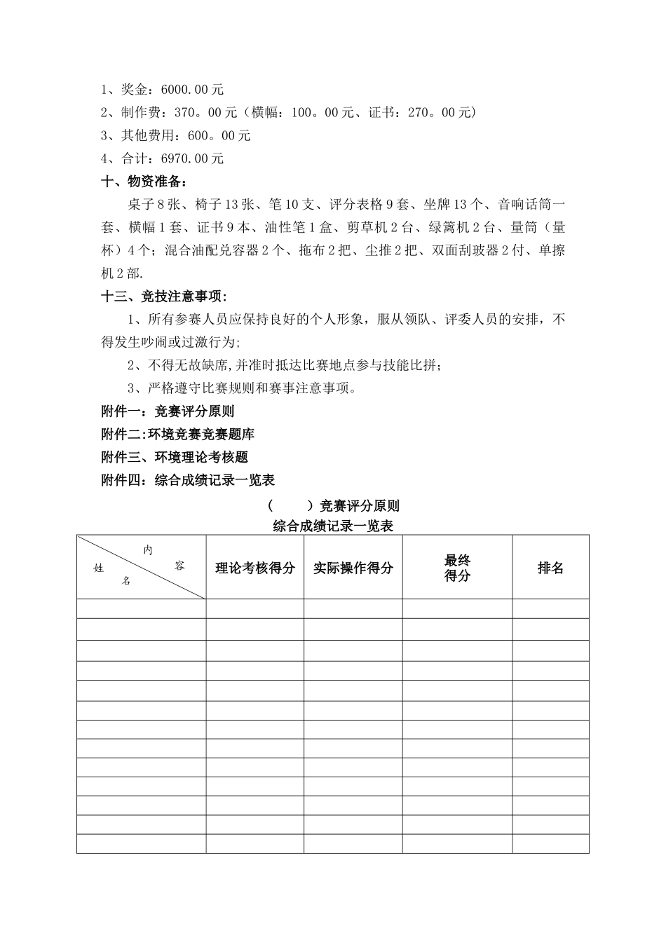 2025年环境技能竞赛方案_第3页