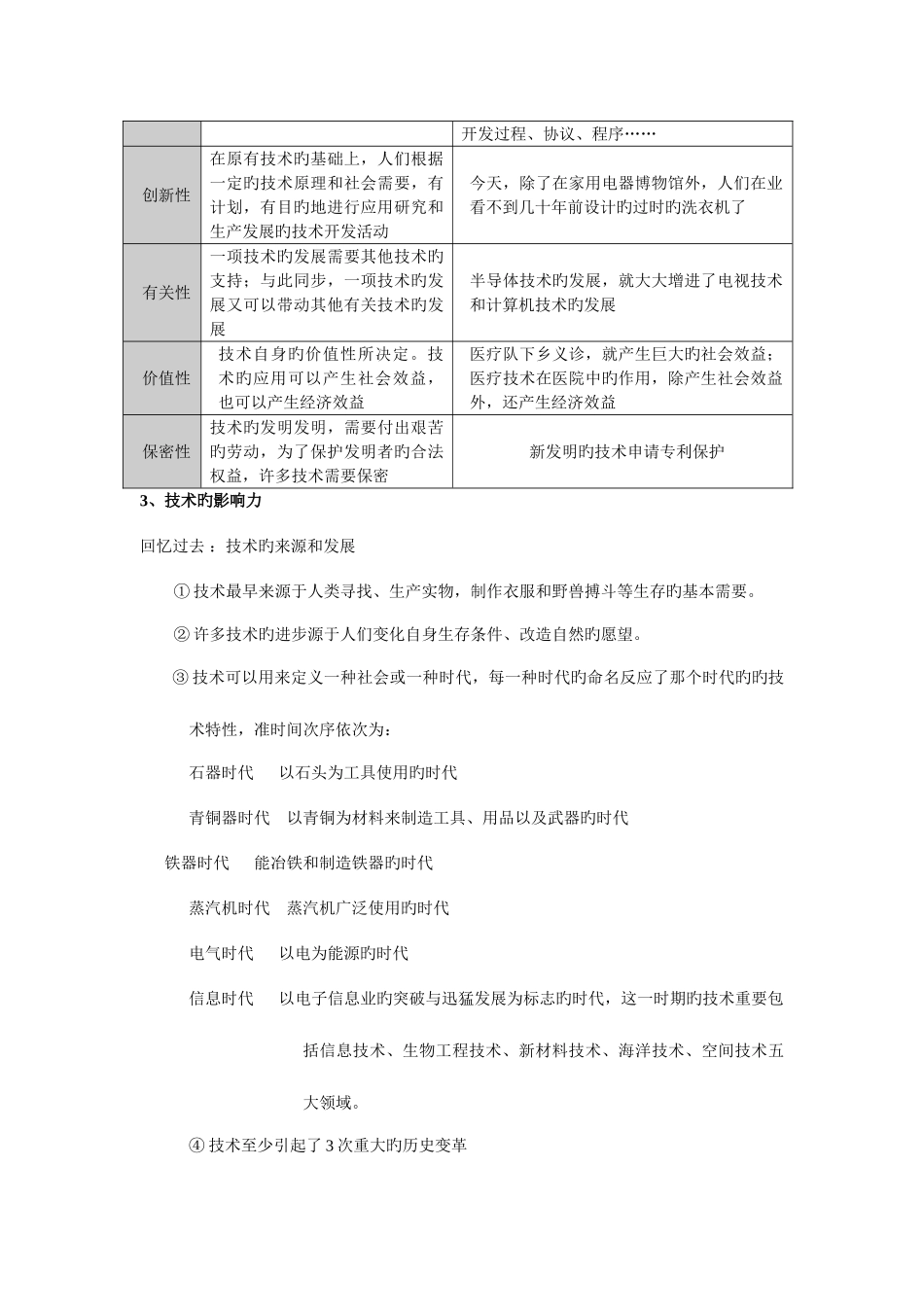 2025年高一通用技术技术与设计基础知识归纳粤教版_第2页