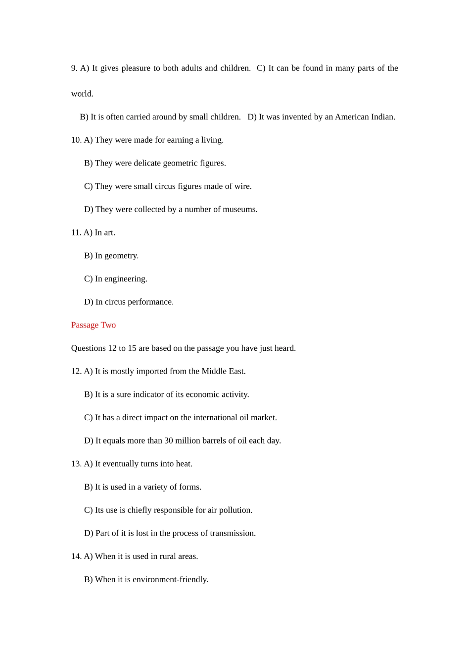 2025年大学英语六级考试真题第二套_第3页