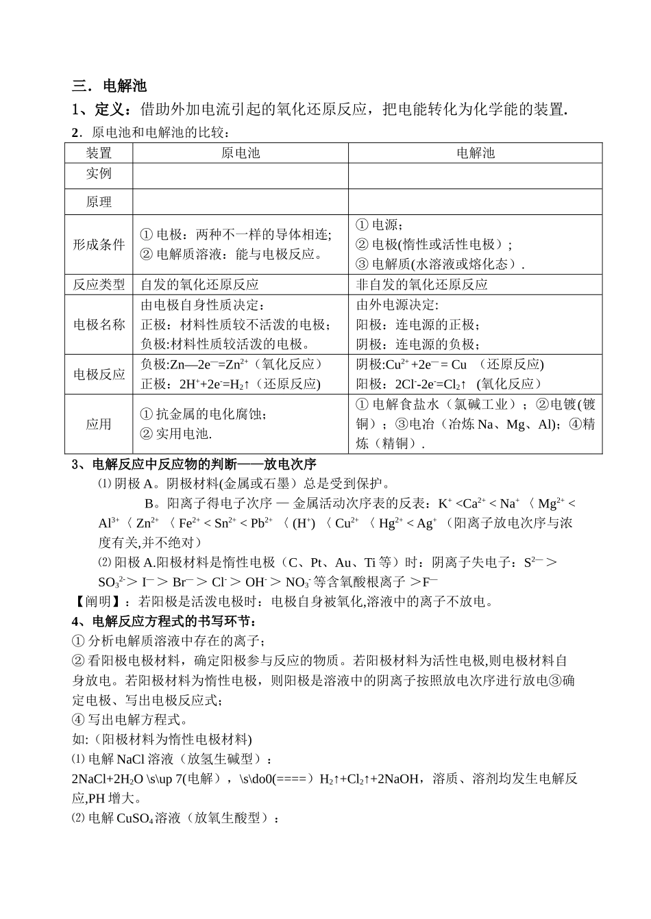 2025年电解池知识点总结_第1页