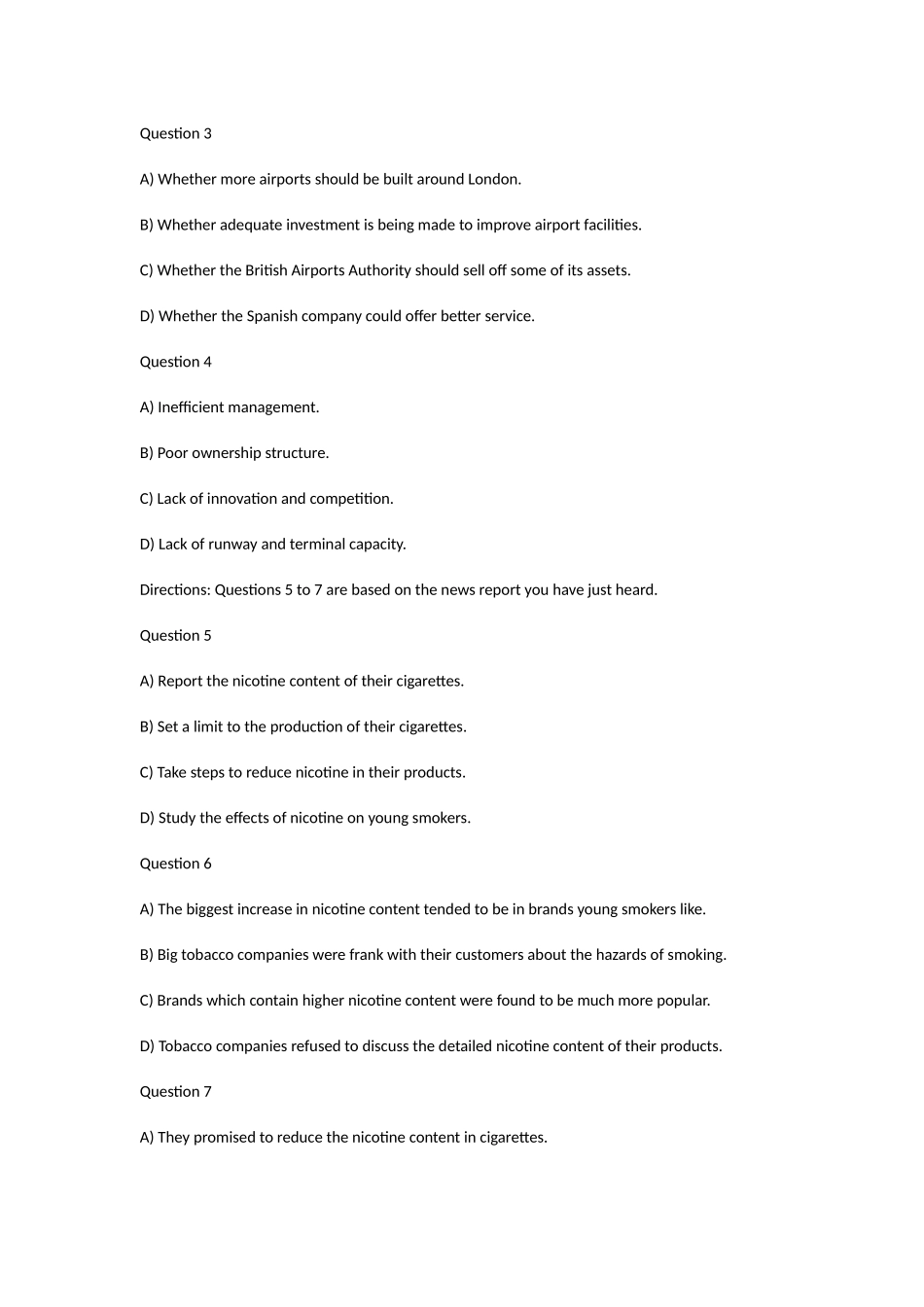 2025年大学英语四级考试真题第套答案解析听力文本_第2页