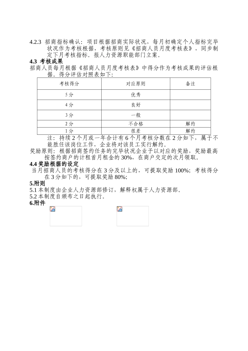 2025年招商人员考核办法_第2页