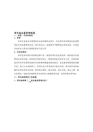 2025年项目组全套管理制度