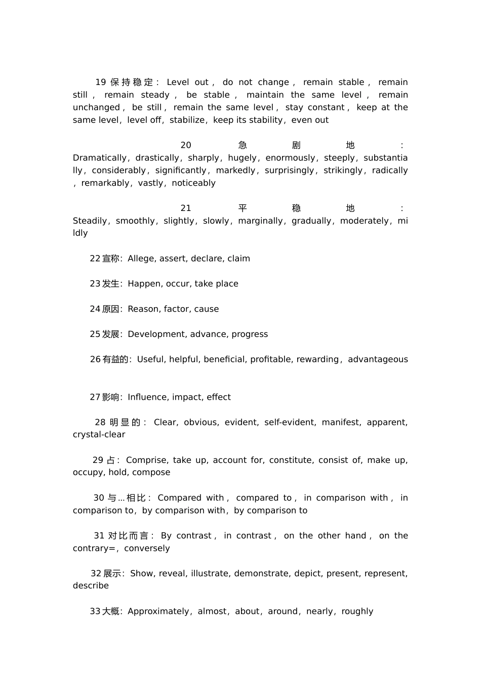 2025年雅思写作常见36类同义词归纳总结_第2页