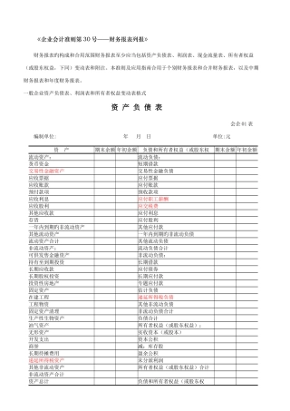 2025年全套报表模板版本