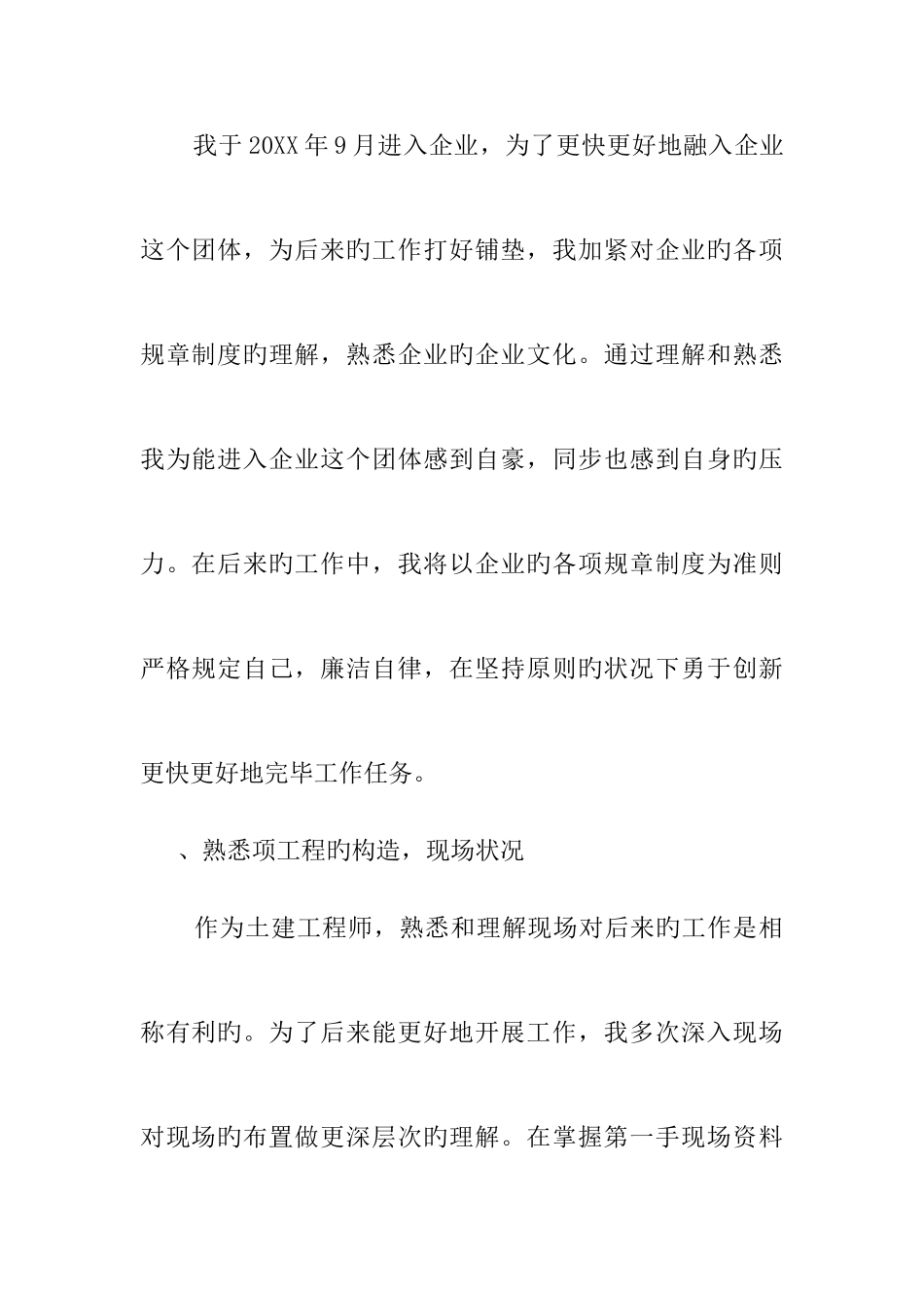 2025年土木工程师述职报告_第2页