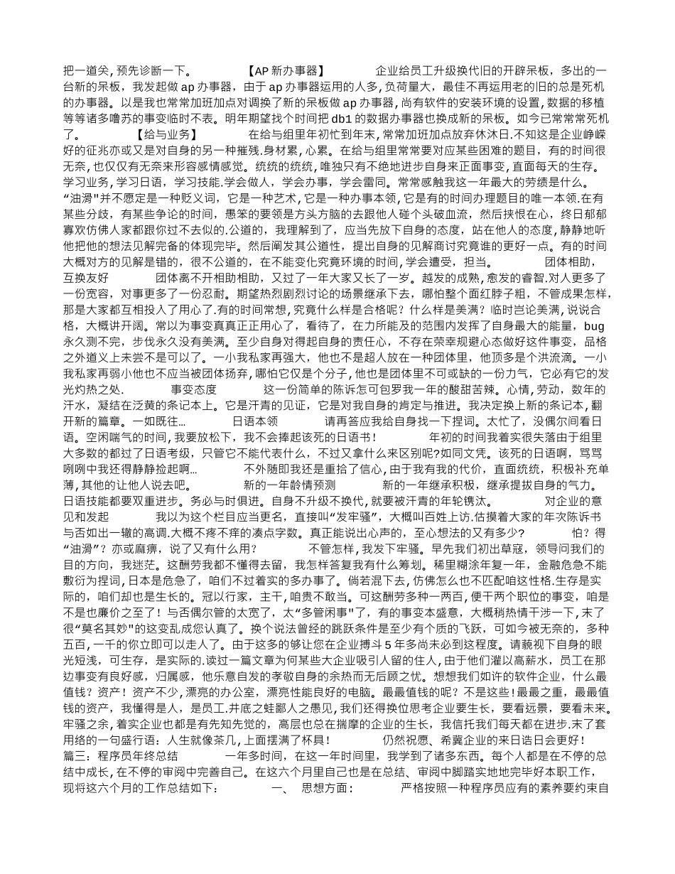 2025年程序员年终总结_第3页