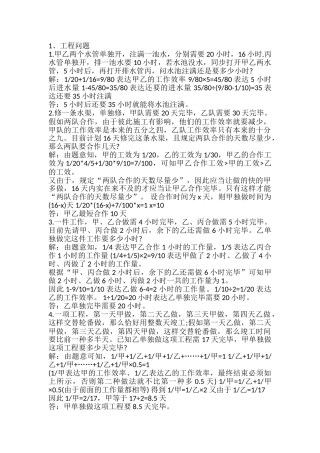 2025年小升初考试小升初数学考试6大重点整理