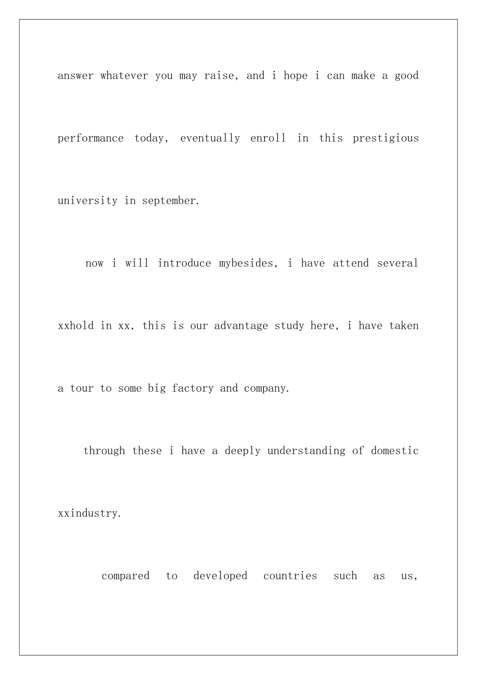 2025年外企面试英文自我介绍_第2页