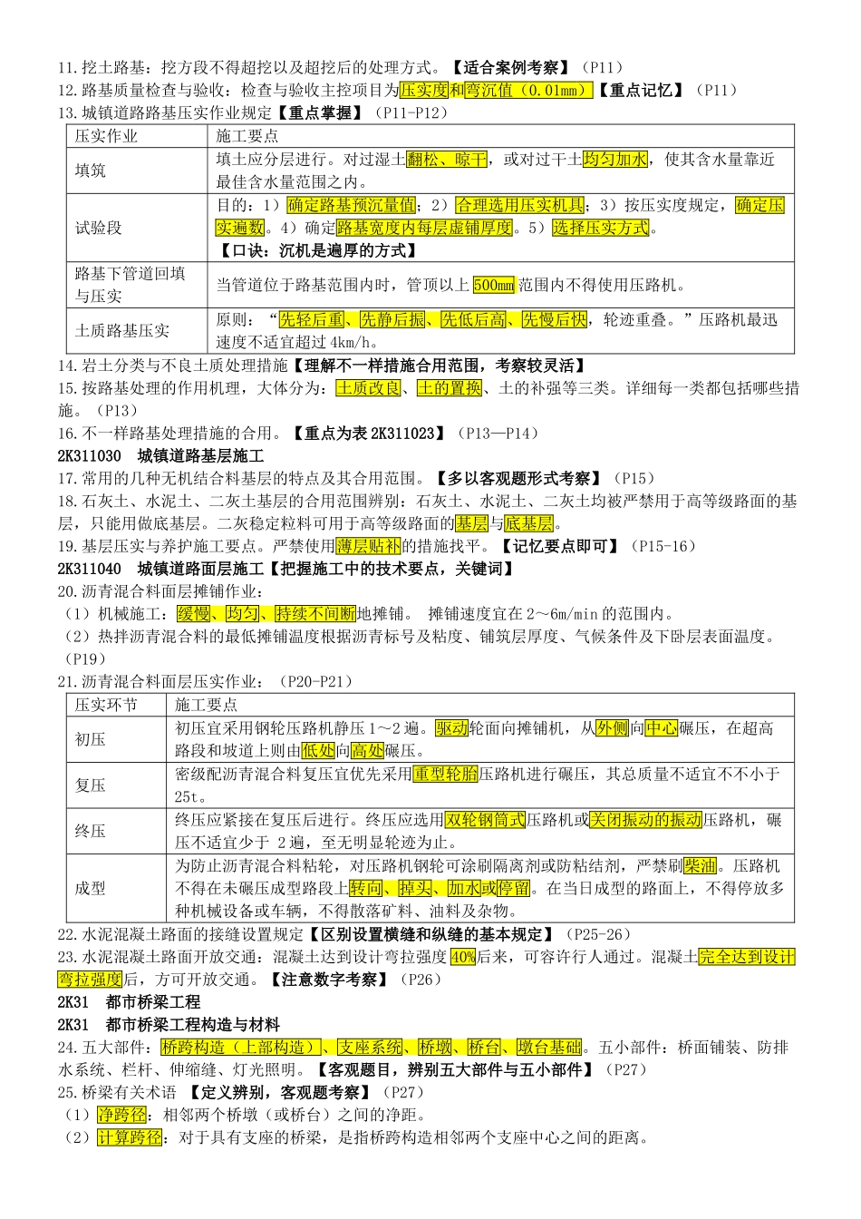 2025年二级建造师市政公用工程管理与实务精华讲义_第2页