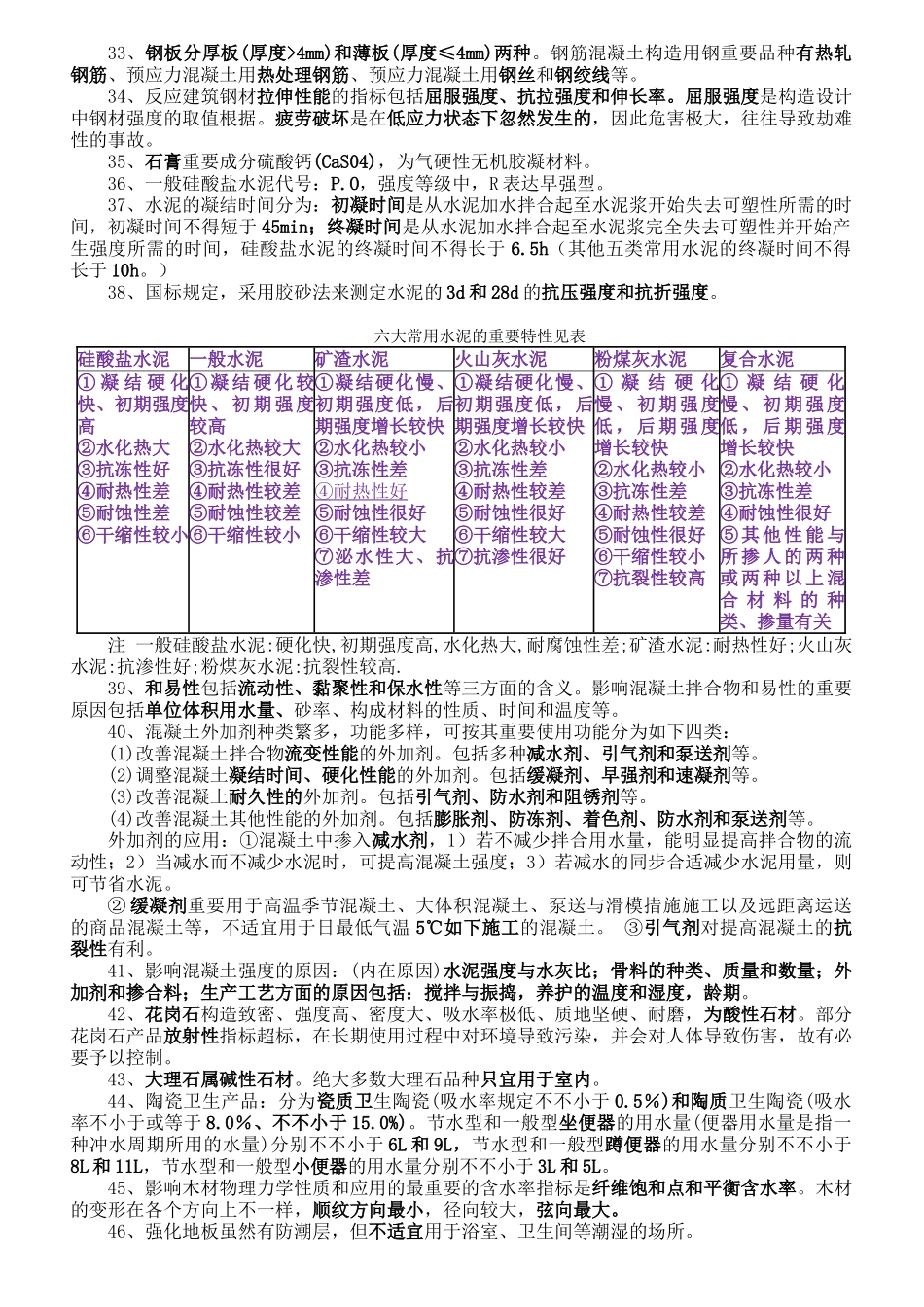 2025年二建建筑工程管理与实务重点打印版_第3页