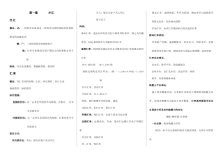 2025年国际金融重要知识点汇总